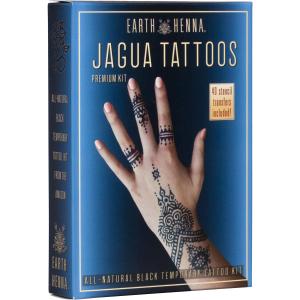 Organic Jagua Black Temporary Tattoo and Body Painting Kit