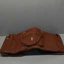 KK's Vintage Leather Duffel Bag, Handcrafted, Stylish & Durable, Ideal for Gym, Travel, Genuine Leather Travel Bag, Brass Rivets & Zippers Size 28"(L),12"(D), 11"(H) Inch