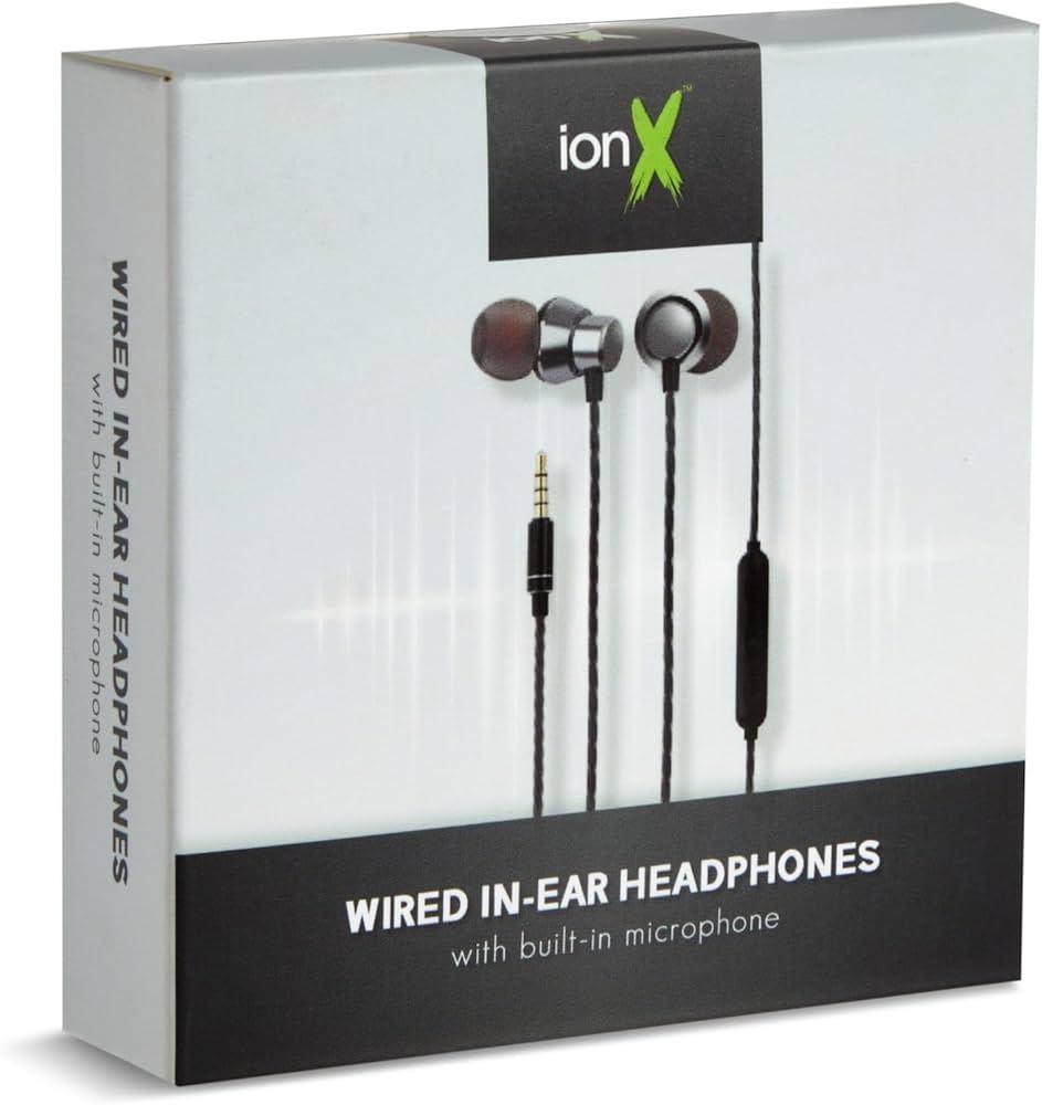 3.5mm In-Ear Wired Headphone w/On-off, White