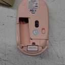 TECKNET Wireless Mouse, 2.4G Quiet Computer Mouse with USB Receiver, 4 Buttons Portable Cordless Mice for Chromebook, Laptop, PC, Mac, 800/1200/1600 DPI - Pink