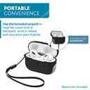 WITHit Sport Cover Compatible with Apple AirPods Pro, Soft, Durable Silicone and Hard Protective Shell, Protective Earbud Cover  Wireless Charging Compatible AirPod Pro Case (Black/Grey)