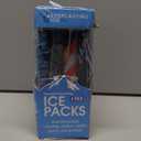 Everlasting Ice Reusable Ice Packs for Lunch Boxes & Coolers (4 Pack) Flexible, Long-Lasting, BPA Free, Versatile Lunch Box Ice Packs for Insulated Bags, Picnic, Travel, and More