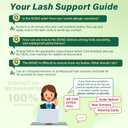 KEYYOU Lash Bond and Seal Cluster Lash Glue For Lash Clusters Strong Gentle Comfortable Bond and Seal WaterProof Mascara Wand Individual Lash Glue 5ml+5mlCLEAR)