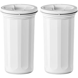 Replacement for New Culligan Pitcher & Dispenser ZEROF01 Water Filter Cartridge, 5-Stage Advanced Filtration, Reduces Lead, Total PFAS, Mercury, Fluoride & Chlorine by GAMOTH, 2 Count
