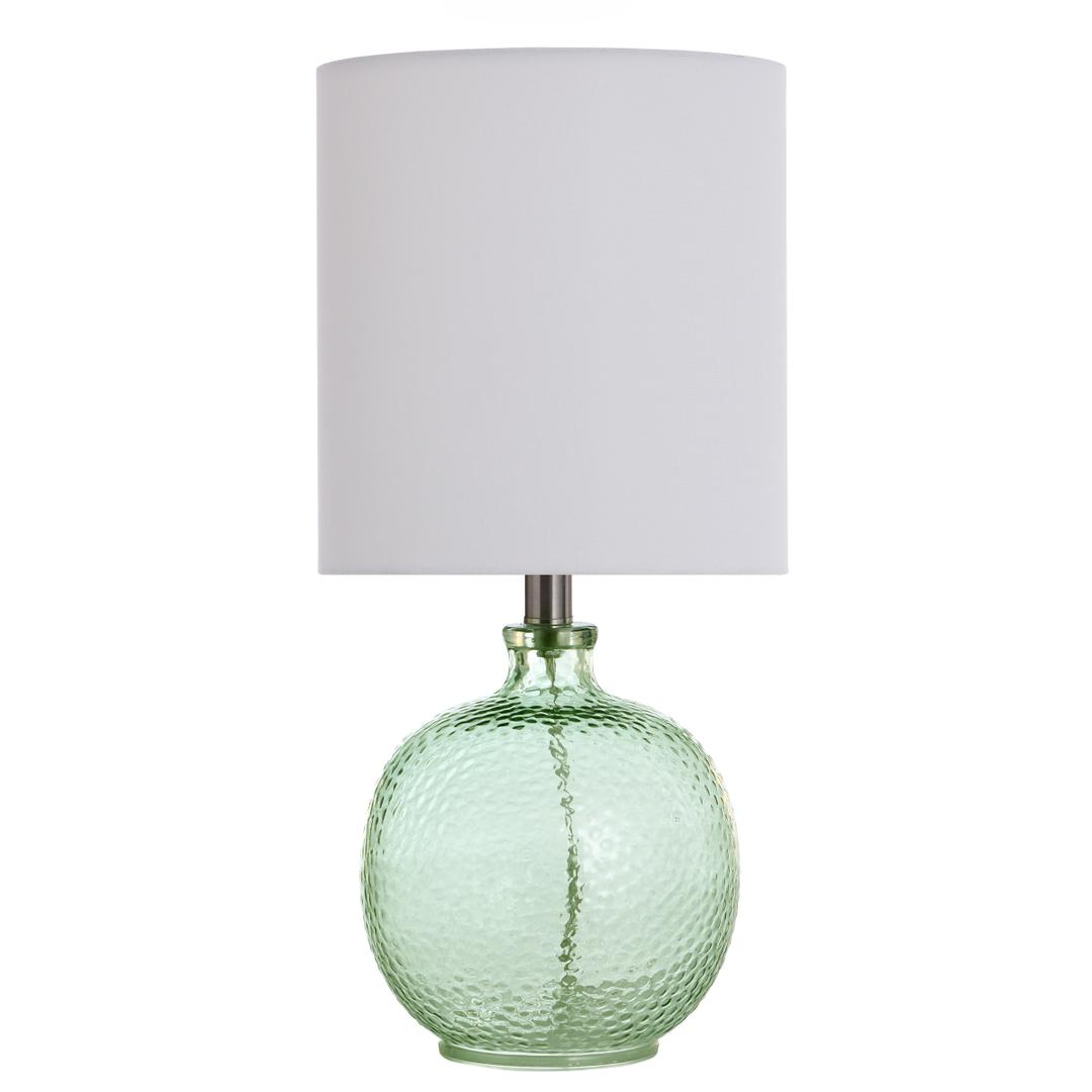 StyleCraft Home Collection 20-in Light Aqua Blue On/Off Lamp
