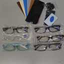 Gaoye Professional Reading Glasses for All Day - Computer Readers with Blue Light Protection - Value Pack, +0.75