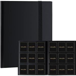 Black card collecting binder