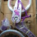 RoyalBaby Girls Bike with Training Wheels and Dual Handbrake, Stargirl Kids Bicycle 20 Inch Toddlers to Big Kids 7-13 Years, Lavender, 20 Inch with Dual Handbrake and Kickstand