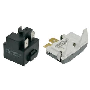 QPE2-A4R7MD3 3Pin Refrigerator Freezer PTC Start Relay/Starter and Overload Protector Compatible with Midea, Magic Chef, Danby