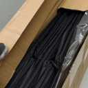 2 Pack Shoe Organizer for Closet, Fits up to 32 Pairs, Adjustable Dividers for Shoe Storage, Space-Saving Shoe Bins and Clear Top, Black