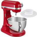 6 Quart Stainless Steel Mixer Bowl Compatible with KitchenAid Bowl-Lift Mixer, Fits KV25, KP26, KL26, KSM55/60/70, KT2651, KD2661, Food Grade Material, Bigger Handle, Dishwasher Safe