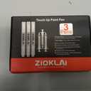 Touch Up Paint Pen 8PCS Set 4 Paint Touch Up Pens Fillable with Pointed, Round & Flat Tips Brushes Ideal for Wall Repair Window Wood Furniture Cabinet