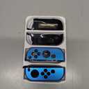 PlayVital AlterGrips Protective Slim Case for Nintendo Switch OLED, Ergonomic Grip Cover for Joycon, Dockable Hard Shell for Switch OLED w/Thumb Grip Caps & Button Caps