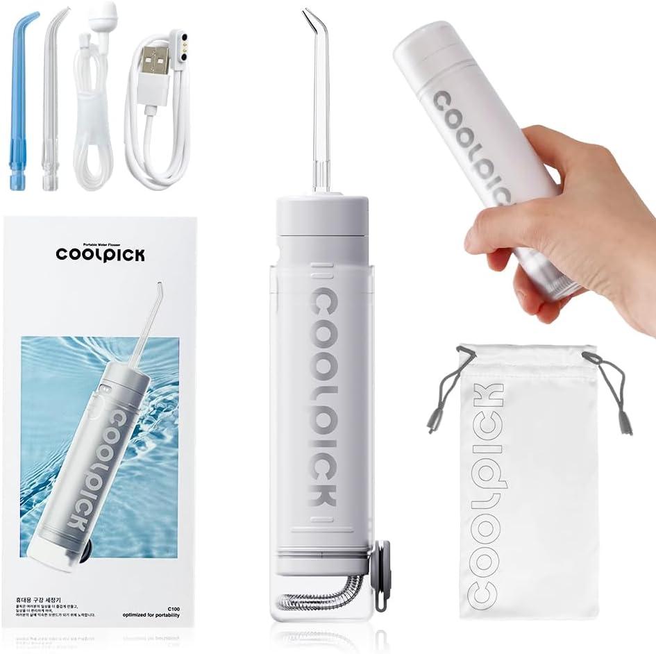 Mini Water Flosser Travel Size  Portable Cordless Oral Irrigator, 3 Modes, IPX7 Waterproof, Teeth Cleaner for Braces and Gum Care, Compact Dental Device for Home & Travel, USB Rechargeable