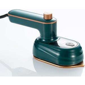 Travel Steamer Iron, T TOVIA Handheld Portable Mini Steamer for Clothes, for Crafts, T-Shirt, Hat, Cap, Pillows, Travel Dorm Essentials (Green)