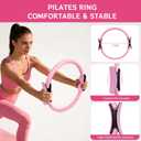 IwIeIaIrI Pilates Ring 13 Set, Pilates Kit for Home Workout,Pilates Equipment with 14.9'' Pilates Circle and Ball,5 Strength Bands, Resistance Bands,Grip Socks Accessories for Starter Home Workouts