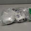 LINYTHER White and Silver Decor Desk Sculpture Home Decor Large, Abstract Modern Art Gold Knot Knick Knacks for Shelves, Coffee Table Dining Table, Mantle Cabinet TV Stand Christmas Centerpiece