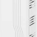 Heath Zenith Wired Mechanical Doorbell Chime, White, Plastic, Wired, 2 Tunes, Vertical, Horizontal, 80 dB, Button Not Included