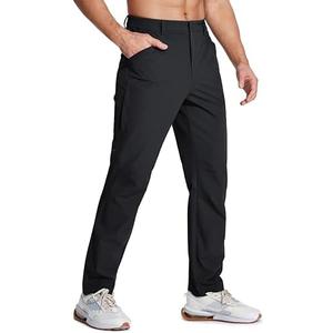 MAGCOMSEN Men's Lightweight Hiking Pants with 4 Pockets Water Resistant Quick Dry Fishing Travel Work Outddoor Pants, Size 40