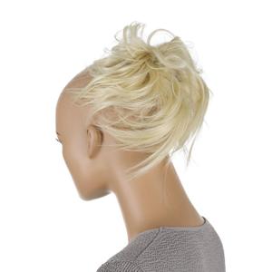 CAISHA XXL Hairpiece Scrunchie Updo Voluminous Slightly Wavy Messy Bun Platinumblond G3F