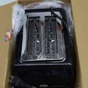 Chefman Smart Touch 2 Slice Digital Toaster, 6 Shade Settings, Stainless Steel Toaster 2 Slice with Extra-Wide Slots, Thick Bread Toaster and Bagel Toaster, +10 Seconds, Defrost, Removable Crumb Tray