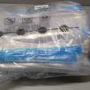 Basics Vacuum Compression Space Saving Storage Bags with Hand Pump for Clothes Packing, Pack of 15, Multiple Sizes, White