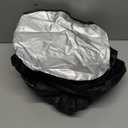 Spring Loop Collapsilbe Dual Circle 1 Piece Auto Sunshade - Metalic Silver 64 inches x 30 inches
