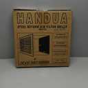 Fits 14"x14" Duct Opening | Steel Return Air Filter Grille by Handua [Removable Door] for 1-inch Filters | Vent Cover Grill | White | HVAC Cold Air Intake Grille | Out Dim: 16.7" x 16.7"