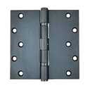 Hinge Outlet Square Ball Bearing Commercial Door Hinges, Heavy Duty Steel,Non-Removable Pin (6 Inch,Oil Rubbed Bronze, 2 Pack)