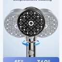 Filtered Shower Head with Handheld, High Pressure 6 Spray Mode Chrome Showerhead with Filterswith 79 Inch Stainless Steel Hose and Adjustable Showerhead Holder