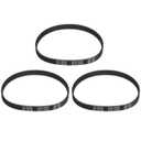 uxcell 3pcs HTD-5M Rubber Timing Belt 91 Teeth, 455mm Pitch Length x 15mm Width x 3.6mm Height, Closed Loop Pulley Timing Belt