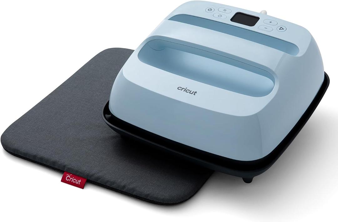 Cricut EasyPress 3 Heat Press Machine (9"x 9") with Heat Press Mat (15" x 12"),Blue