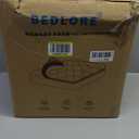 Bedlore 4-Inch Queen Mattress Topper for Back Pain - Dual Layer Medium Support (2" Gel Memory Foam + 2" Cooling Fluffy Pillow Top Pad), Breathable & Pressure Relief (Gray)