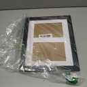DUENPY 8x10 Double Picture Frame White Mat For Displaying Two 4x6 Pictures, Photo Frame for Wall Mounting or Tabletop, Black.