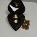 Mini Urns for Human Ashes Keepsake Gold Brass and Chenille Velvet Heart Case