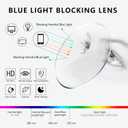 TR90 Sports Style Reading Glasses for Men Anti-Slip 3 Pack Blue Light Blocking Readers Spring Hinge Sturdy (3mix B (Black & Red, Stripe & Grey, Tortoiseshell & Orange))