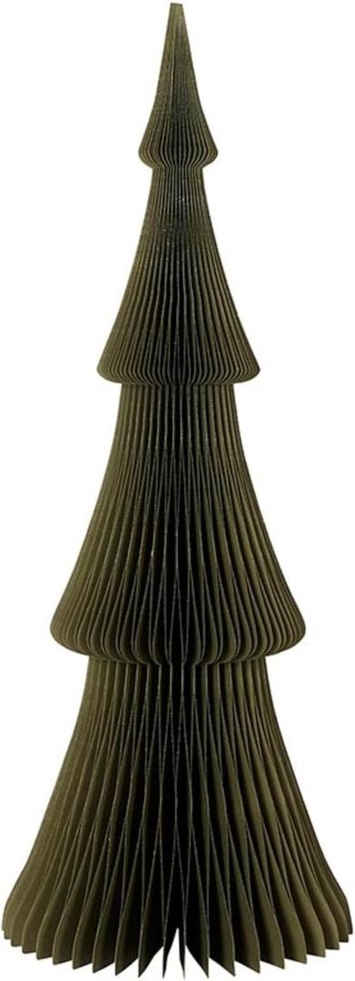 Santa Barbara Design Studio Honeycomb Paper Christmas Trees - 3D Foldable Fir Tree Holiday Centerpiece, 24" Tall, Frasier - Forest Green (2ft)