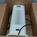 Space Heater - 1500W Portable Space Heaters for Indoor Use, PTC Ceramic Electric Heater with Remote, 4 Modes, 9H Timer, Low Noise, 70Oscillation, Overheat & Tip-Over Protection for Office Home (White)