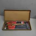 Large Ribbon Cutting Scissors,Heavy duty gold stainless steel scissors,With scissors and a pair of white gloves,Suitable for Ribbon-Cutting,Office,Home,and Crafts, Right/Left Handed (10.83 inches)