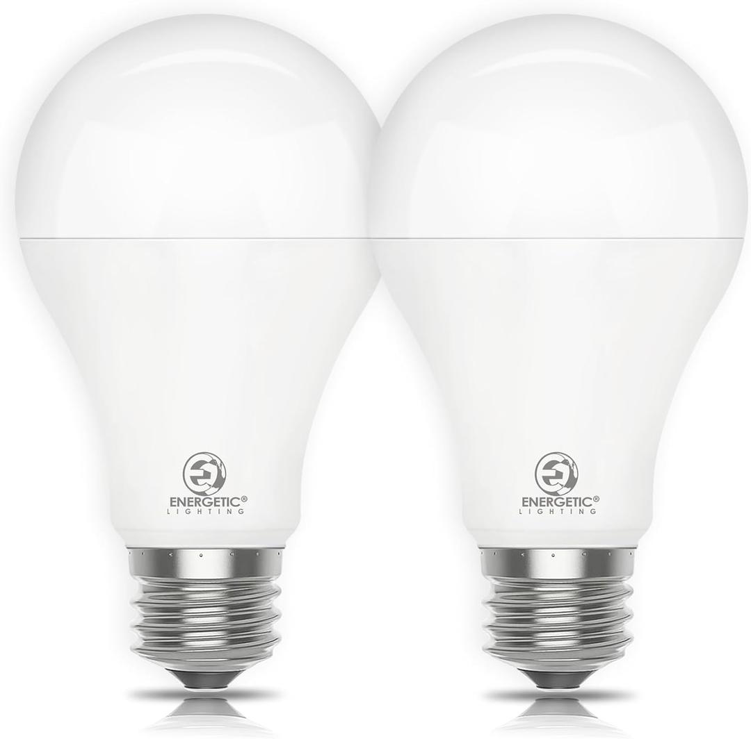 2 Pack 150 Watt Equivalent LED Bulb, Dimmable Super Bright Light Bulbs 2600LM, Cool White 4000K, A21 LED Light Bulb, E26 Standard Base, UL Listed, Damp Rated, LED Bulb for Living Room Bedroom Office