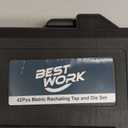 42-Piece Metric Tap and Die Set with Comfortable Ratcheting Tap Handle for Internal and External Threading