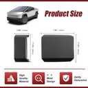 GearUp Center Console Armrest Cover Compatible with Tesla Cybertruck 2025 2024 2023(Matte Carbon Fiber)