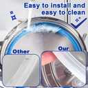 2-Pack 3rd Gen Sealing Ring for Instant Pot 5&6 Qt - Enhanced Sealing Food-Grade Silicone, BPA-Free, Fits Most 5/6 Qt Models, Blue&White for Sweet/Savory Separation