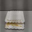 5 Pcs Dessert Table Display Set - 2 Pcs 3-Tier Dessert Display Stands & 3 Pcs Serving Tray - Dessert Trays Dessert Stands Treat Table Displays Set for Tea Parties,Birthdays & Baby Showers (White)