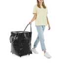 91cm Foldable Shopping Trolley, Black - Anko