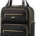 LUGGEX Underseat Carry On Luggage with Wheels, UDK Stylish Lightweight Under Seat Luggage, Soft Sided Personal Item Suitcase for Short Trip (UX-Core, Black, 16 Inch)