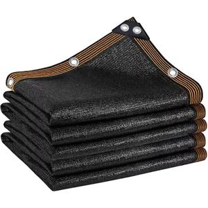 winemana Black Shade Cloth 40%, 6.6x20 FT Mesh Tarp - Garden Shade for Greenhouse, Patio, Vegetables, Plants Cover and Chicken Coops, Sun Shade Net for Outdoor Protection with Reinforced Grommets