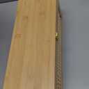 Txcucc Solid wood Cable Management Box- Cable Organizer Box and Power Strip Box for Electrical Cord Management - Under Desk Cord Organizer for TV Wires Computer Router & Power Strip