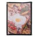 Pasuihcay Transparent Restaurant Menu Covers for A4 Size Book Style Cafe Bar 8 Pages 16 View TWO Pack