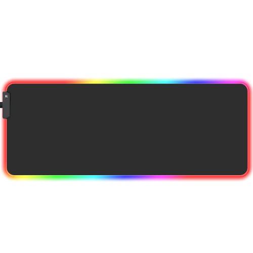 gaiamat XL Gaming Mouse Pad,RGB Black XXL Mouse Mat (800 x 300 MM) Big LED Mousepad (31.5 x 11.8 inches), Extra Large Desk Mat